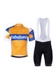 BONAVELO Kurzarm Radtrikot und Shorts - RABOBANK - Orange/Blau/Schwarz