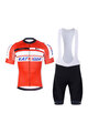BONAVELO Kurzarm Radtrikot und Shorts - KATUSHA - Rot/Schwarz