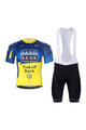 BONAVELO Kurzarm Radtrikot und Shorts - SAXO BANK TINKOFF - Gelb/Blau/Schwarz