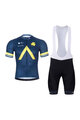 BONAVELO Kurzarm Radtrikot und Shorts - AQUA BLUE - Blau/Schwarz