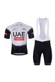BONAVELO Kurzarm Radtrikot und Shorts - UAE 2025 - Schwarz/Weiß