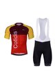 BONAVELO Kurzarm Radtrikot und Shorts - COFIDIS 2025 - Schwarz/Orange/Rot