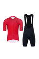 HOLOKOLO Kurzarm Radtrikot und Shorts - VICTORIOUS ELITE - Schwarz/Rot