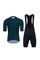 HOLOKOLO Kurzarm Radtrikot und Shorts - VICTORIOUS GOLD  - Grün/Schwarz