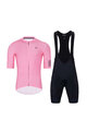 HOLOKOLO Kurzarm Radtrikot und Shorts - VICTORIOUS ELITE - Rosa/Schwarz