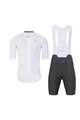 HOLOKOLO Kurzarm Radtrikot und Shorts - HOLOKOLO VICTORIOUS - Schwarz/Weiß