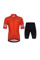 HOLOKOLO Kurzarm Radtrikot und Shorts - FLOW JUNIOR - Schwarz/Rot