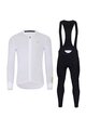 HOLOKOLO Langarm Radtrikot und Hose - VICTORIOUS GOLD - Weiß/Schwarz