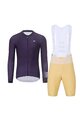 HOLOKOLO Kurzarm Radtrikot und Shorts - VICTORIOUS - Lila/Beige