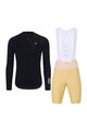 HOLOKOLO Langarm Radtrikot und Hose - VICTORIOUS GOLD - Beige/Gold/Schwarz