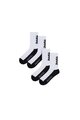 HOLOKOLO Klassische Fahrradsocken - LINEAL 2PAK - Weiß/Schwarz