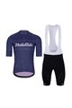 HOLOKOLO Kurzarm Radtrikot und Shorts - GEAR UP  - Schwarz/Blau
