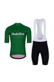 HOLOKOLO Kurzarm Radtrikot und Shorts - GEAR UP  - Grün/Schwarz
