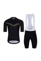 HOLOKOLO Kurzarm Radtrikot und Shorts - LEVEL UP  - Schwarz