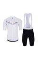 HOLOKOLO Kurzarm Radtrikot und Shorts - LEVEL UP  - Schwarz/Weiß