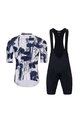 HOLOKOLO Kurzarm Radtrikot und Shorts - Set - Schwarz/Weiß