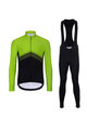 HOLOKOLO Fahrradjacke und Hose für den Winter - ARROW II. WINTER - Schwarz/Grün