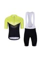 HOLOKOLO Kurzarm Radtrikot und Shorts - ARROW II - Schwarz/Grün