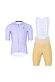 HOLOKOLO Kurzarm Radtrikot und Shorts - PASSION - Lila/Beige