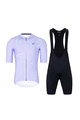 HOLOKOLO Kurzarm Radtrikot und Shorts - PASSION - Blau/Lila