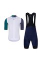 HOLOKOLO Kurzarm Radtrikot und Shorts - PERFORMANCE - Lila/Blau/Weiß/mehrfarbig