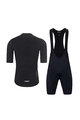 HOLOKOLO Kurzarm Radtrikot und Shorts - EYELET - Schwarz