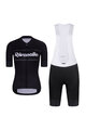 RIVANELLE BY HOLOKOLO Kurzarm Radtrikot und Shorts - GEAR UP - Weiß/Schwarz