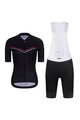 RIVANELLE BY HOLOKOLO Kurzarm Radtrikot und Shorts - LEVEL UP - Weiß/Schwarz