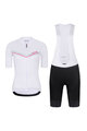 RIVANELLE BY HOLOKOLO Kurzarm Radtrikot und Shorts - LEVEL UP - Schwarz/Weiß
