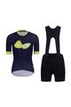 RIVANELLE BY HOLOKOLO Kurzarm Radtrikot und Shorts - FRUIT LADY  - Schwarz/Blau