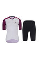 RIVANELLE BY HOLOKOLO Kurzarm Radtrikot und Shorts - TECHNICAL  - bordeaux/Schwarz/Weiß