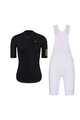 RIVANELLE BY HOLOKOLO Kurzarm Radtrikot und Shorts - VICTORIOUS GOLD LADY - Schwarz/Gold