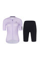 RIVANELLE BY HOLOKOLO Kurzarm Radtrikot und Shorts - VICTORIOUS ELITE - Schwarz/Lila
