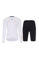 HOLOKOLO Kurzarm Radtrikot und Shorts - VICTORIOUS ELITE - Weiß/Schwarz