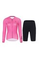 HOLOKOLO Kurzarm Radtrikot und Shorts - VICTORIOUS ELITE - Rosa/Schwarz