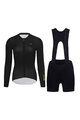 HOLOKOLO, RIVANELLE BY HOLOKOLO Langarm Radtrikot und Hose - VICTORIOUS GOLD ELIT - bordeaux/Schwarz