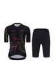 RIVANELLE BY HOLOKOLO Kurzarm Radtrikot und Shorts - MAAPPI DARK - Rosa/Schwarz