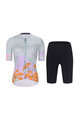 RIVANELLE BY HOLOKOLO Kurzarm Radtrikot und Shorts - SPIRIT - Grau/Schwarz/mehrfarbig