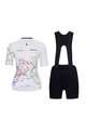 RIVANELLE BY HOLOKOLO Kurzarm Radtrikot und Shorts - MAAPPI ELITE - Weiß/Gelb