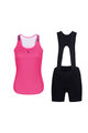 HOLOKOLO Kurzarm Radtrikot und Shorts - SPARK ELITE - Rosa/Schwarz