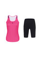 HOLOKOLO Kurzarm Radtrikot und Shorts - SPARK ELITE - Schwarz/Rosa