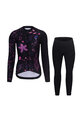 RIVANELLE BY HOLOKOLO Fahrradjacke und Hose für den Winter - OASIS WINTER - Schwarz/Rosa