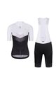 RIVANELLE BY HOLOKOLO Kurzarm Radtrikot und Shorts - ARROW II - Schwarz/Weiß
