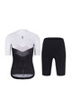 RIVANELLE BY HOLOKOLO Kurzarm Radtrikot und Shorts - ARROW II - Weiß/Schwarz