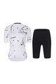RIVANELLE BY HOLOKOLO Kurzarm Radtrikot und Shorts - PASSION - Schwarz/Weiß