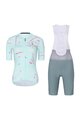 RIVANELLE BY HOLOKOLO Kurzarm Radtrikot und Shorts - PASSION - Blau/Rosa