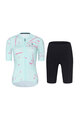 RIVANELLE BY HOLOKOLO Kurzarm Radtrikot und Shorts - PASSION - Rosa/Blau
