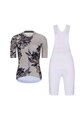 RIVANELLE BY HOLOKOLO Kurzarm Radtrikot und Shorts - BAROC - Schwarz/Grau