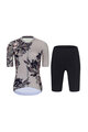 RIVANELLE BY HOLOKOLO Kurzarm Radtrikot und Shorts - BAROC - Grau/Schwarz