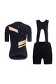 RIVANELLE BY HOLOKOLO Kurzarm Radtrikot und Shorts - GLAMOR - Beige/Schwarz